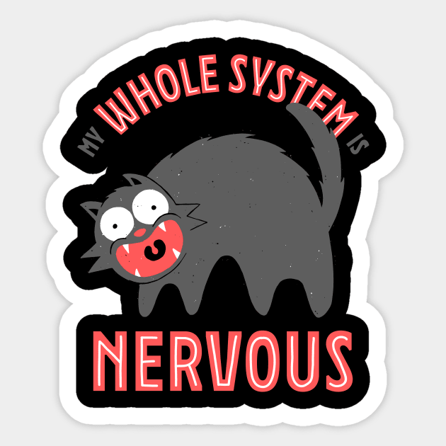 Nervous System Sticker by zawitees